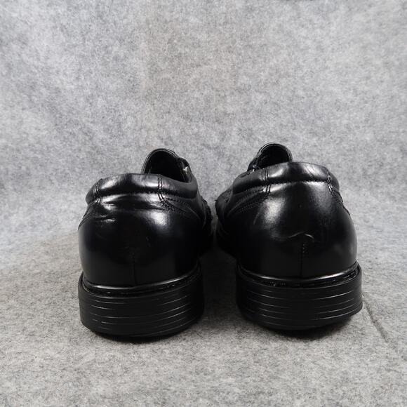 Nunn Bush Shoes Mens 9 Loafer Dress Formal Leather Slip On Black Square Toe Work - Picture 5 of 11